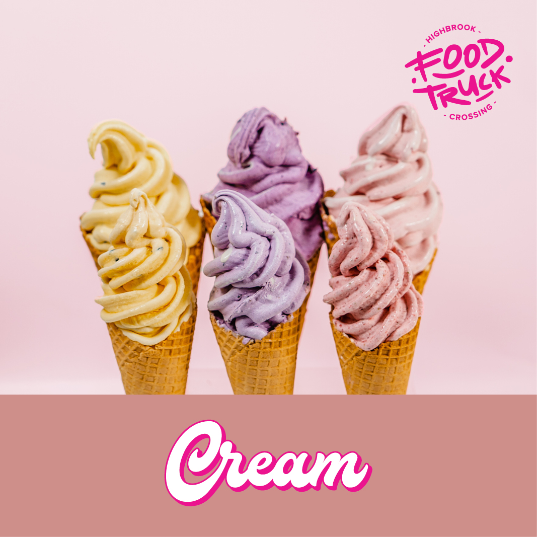 Cream Food Truck