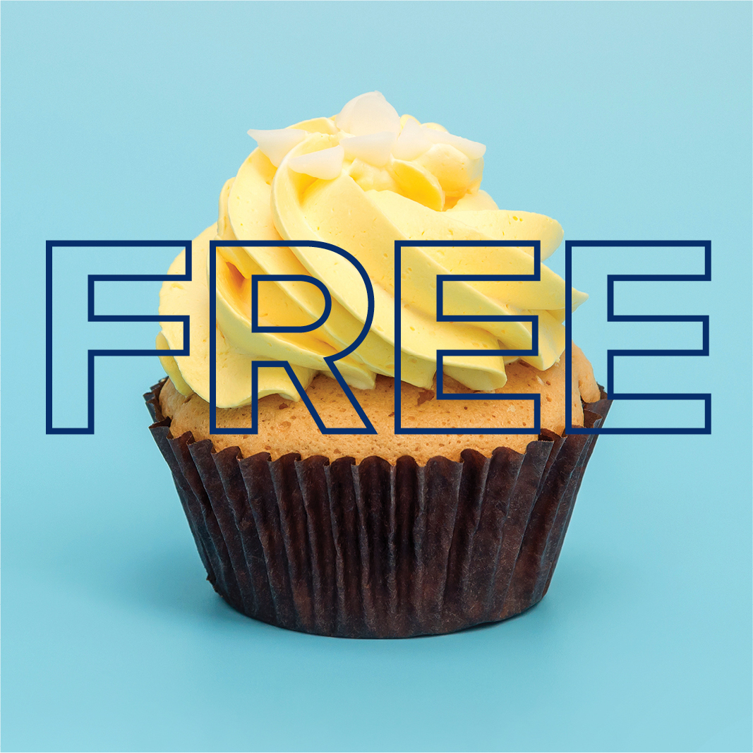 Daffodil Day - free cupcake