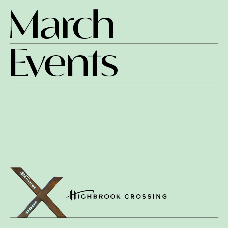 What's on in March!